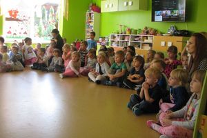 dzieci z przedszkola w Dobrzyniu nad Wisłą