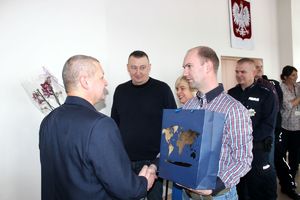 pożegnanie asp. szt. Marka Jóźkiewicza po 23 latach służby
